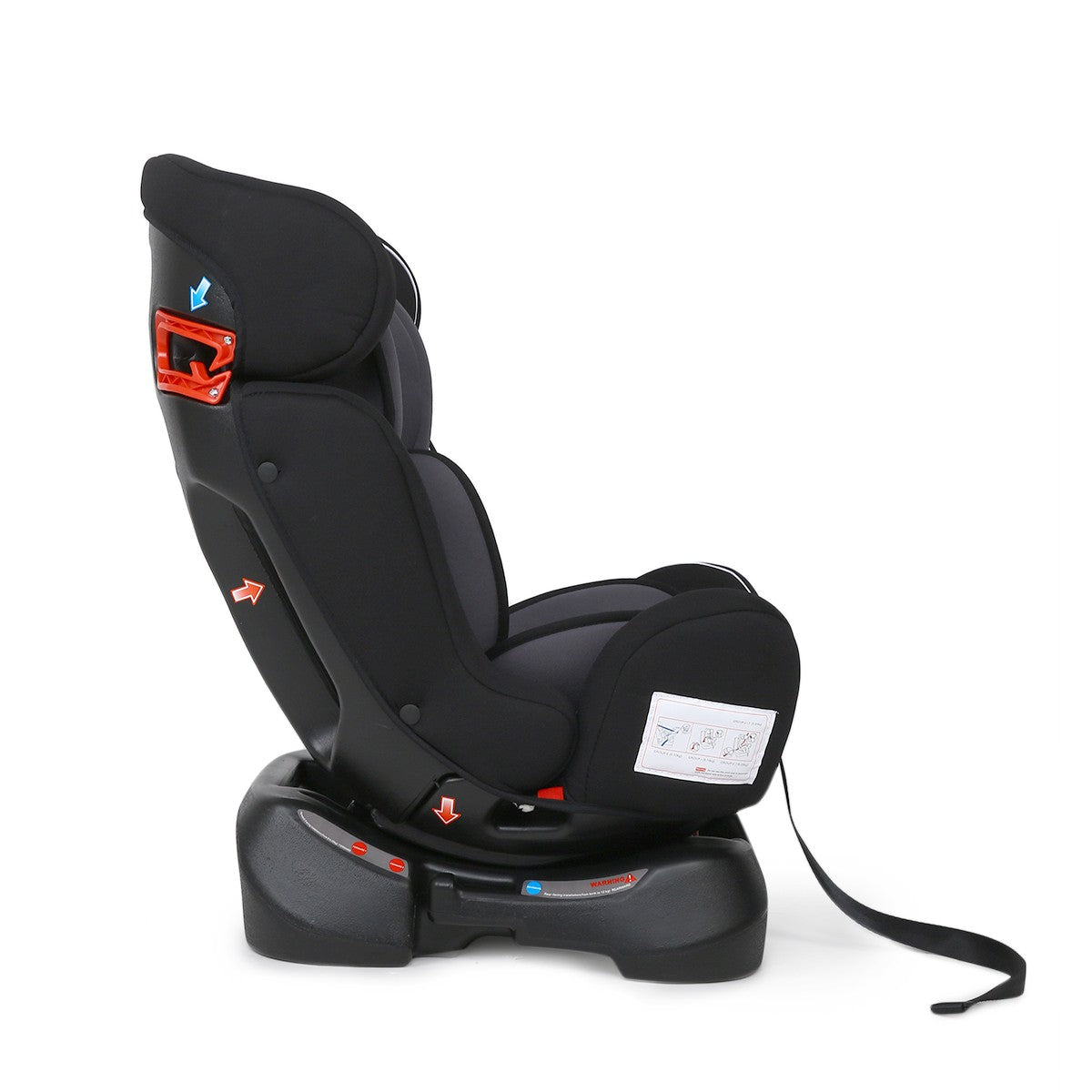 Jack N Jill Grand Convertible Baby Car Seat - Black Grey – MiniKlub.in