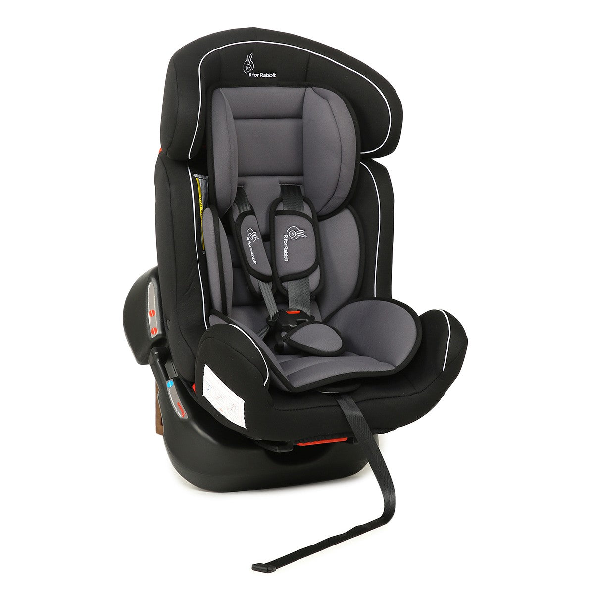 Jack N Jill Grand Convertible Baby Car Seat - Black Grey