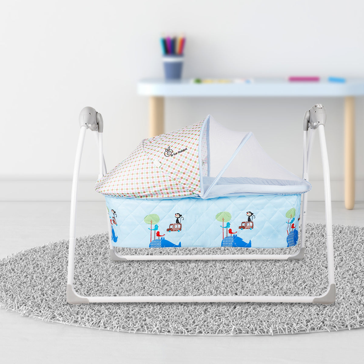 R For Rabbit Lullabies - The Auto Swing Baby Cradle