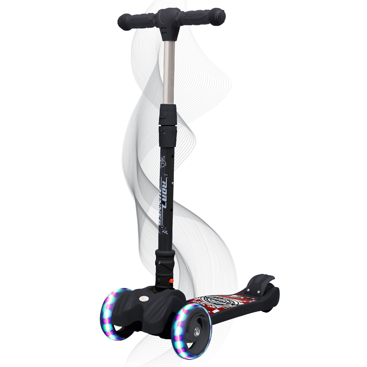 Road Runner The Smart And Smooth Kids Scooter - Black