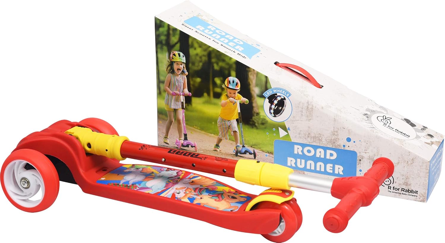 R For Rabbit  Road Runner -Red