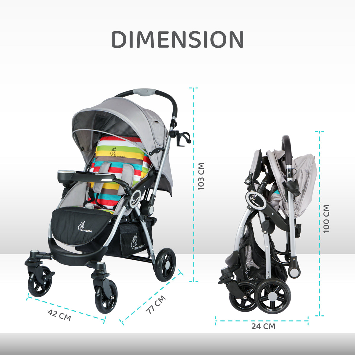 Chocolate Ride The Designer Pram Rainbow