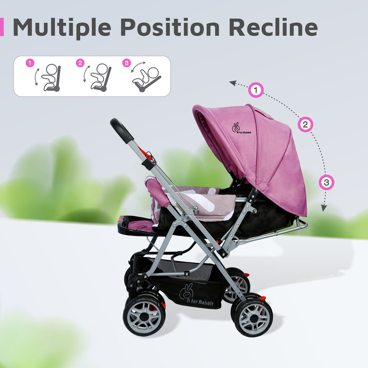 Lollipop Lite Baby Strollers Purple