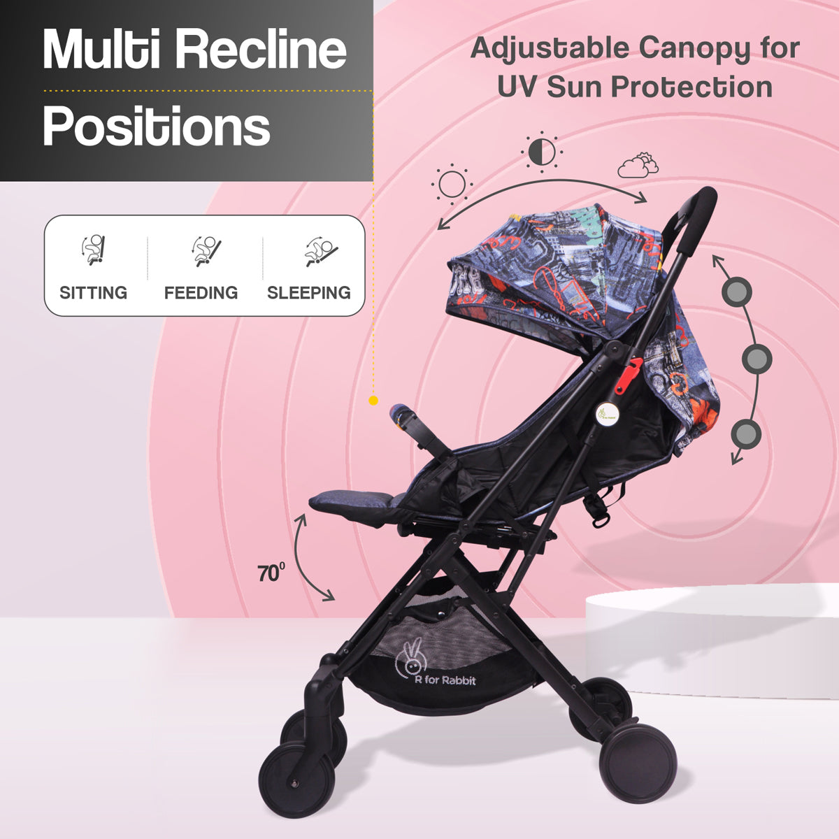 Pocket Stroller Lite - Grey