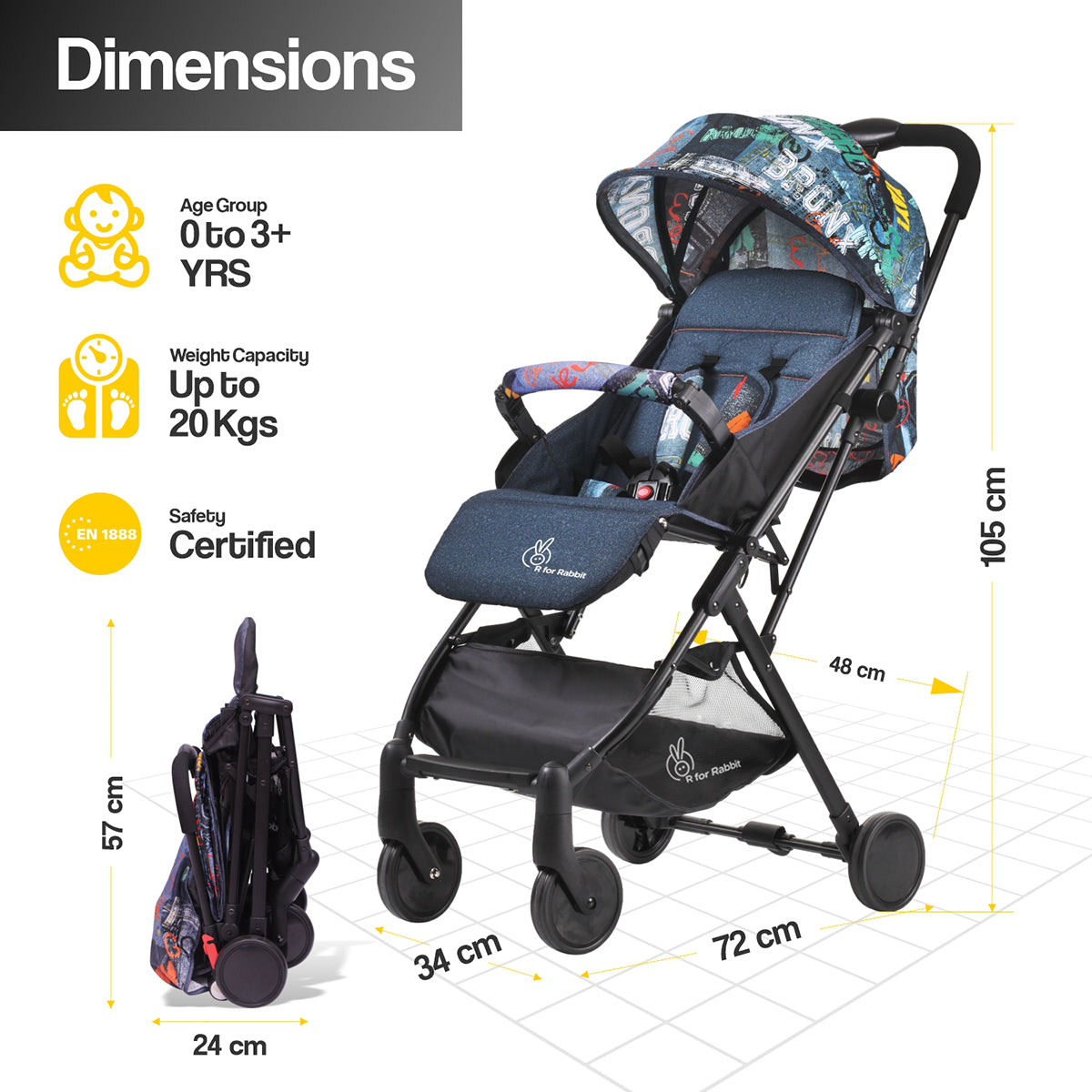 Pocket Stroller Lite - Grey
