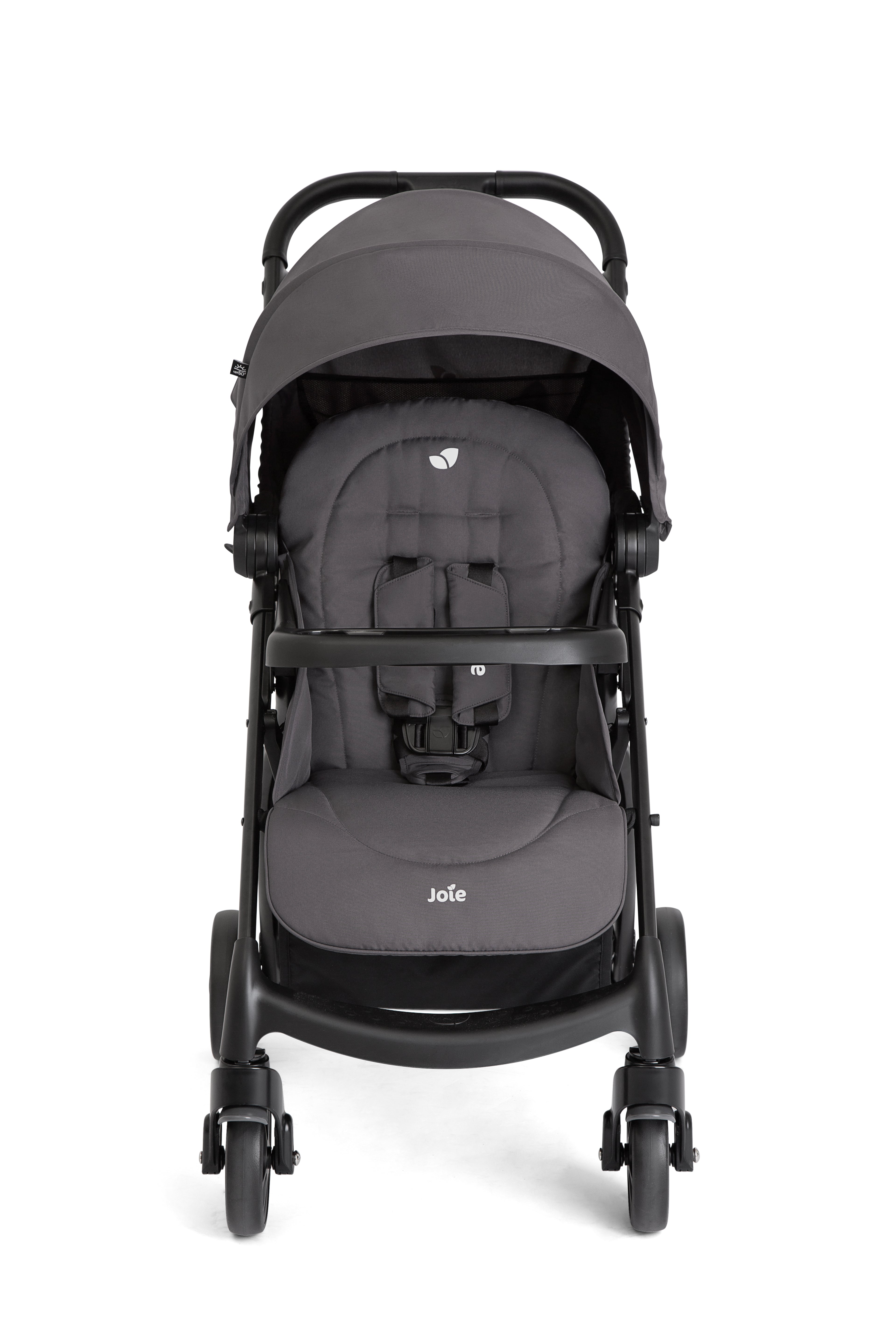 Joie Muze LX Thunder Baby Stroller with Multi-Recline Seat, Large Canopy and One-Hand Fold