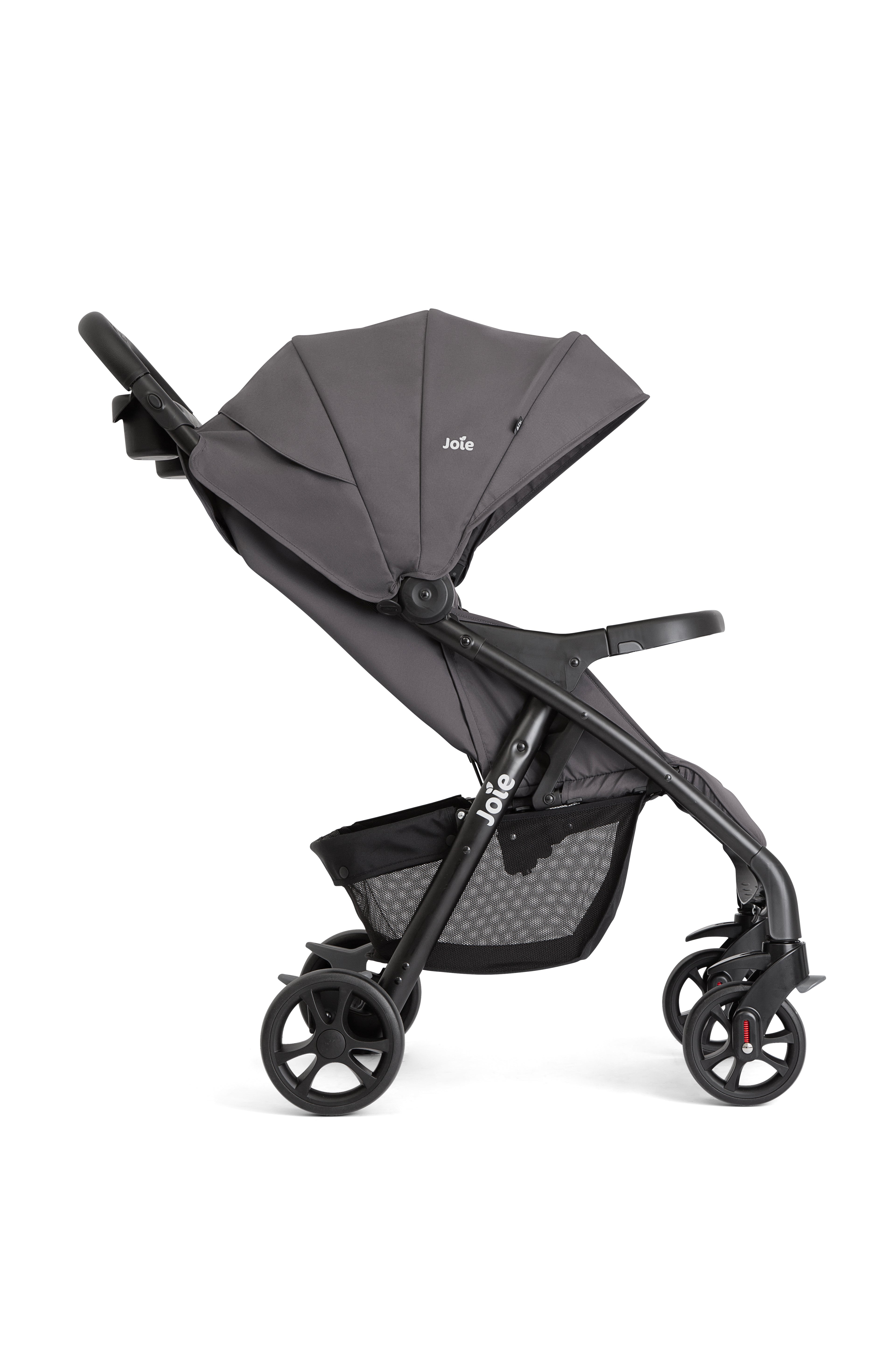 Joie Muze LX Thunder Baby Stroller with Multi-Recline Seat, Large Canopy and One-Hand Fold