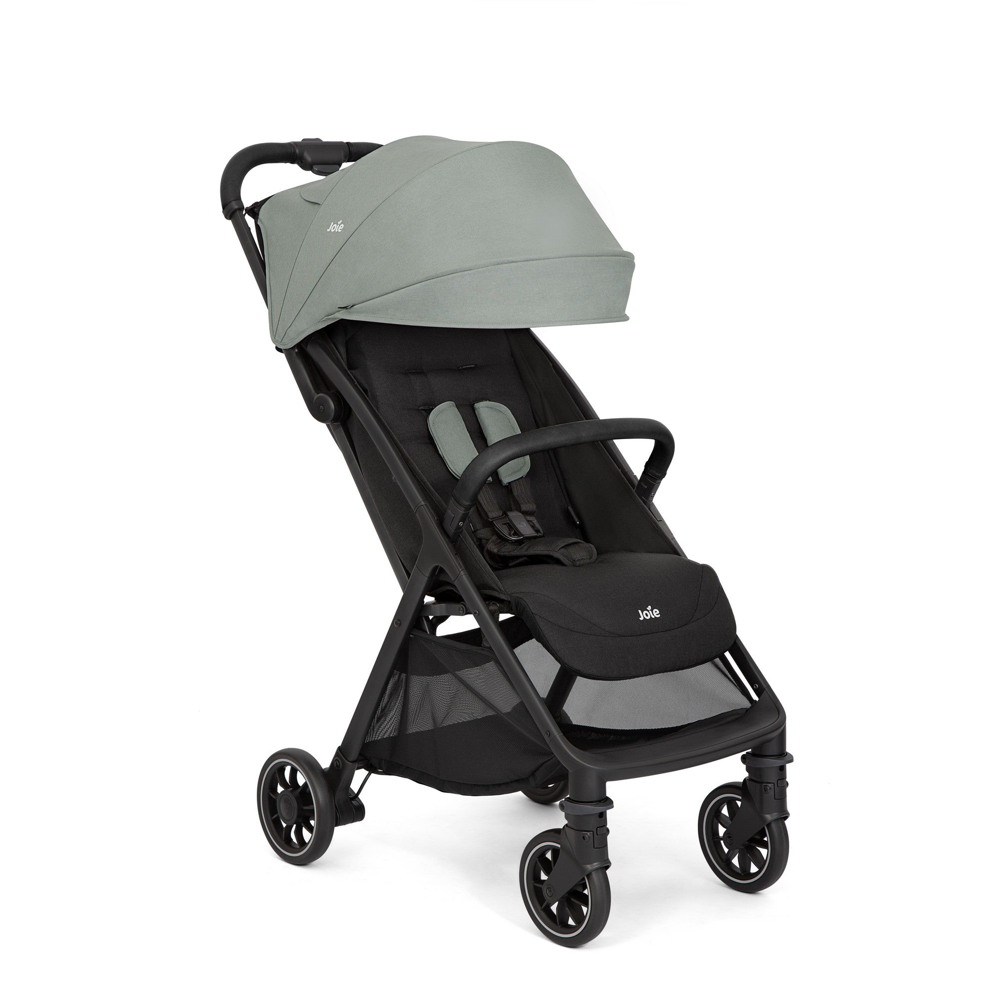 Joie Pact Pro Compact Baby Stroller with One-Hand Fold, Multi-Recline Seat and Rain Cover