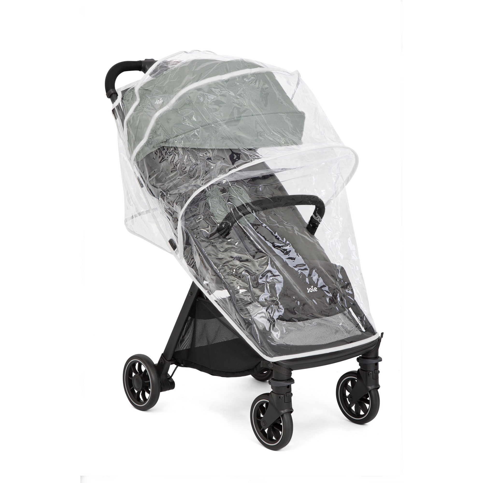 Joie Pact Pro Compact Baby Stroller with One-Hand Fold, Multi-Recline Seat and Rain Cover
