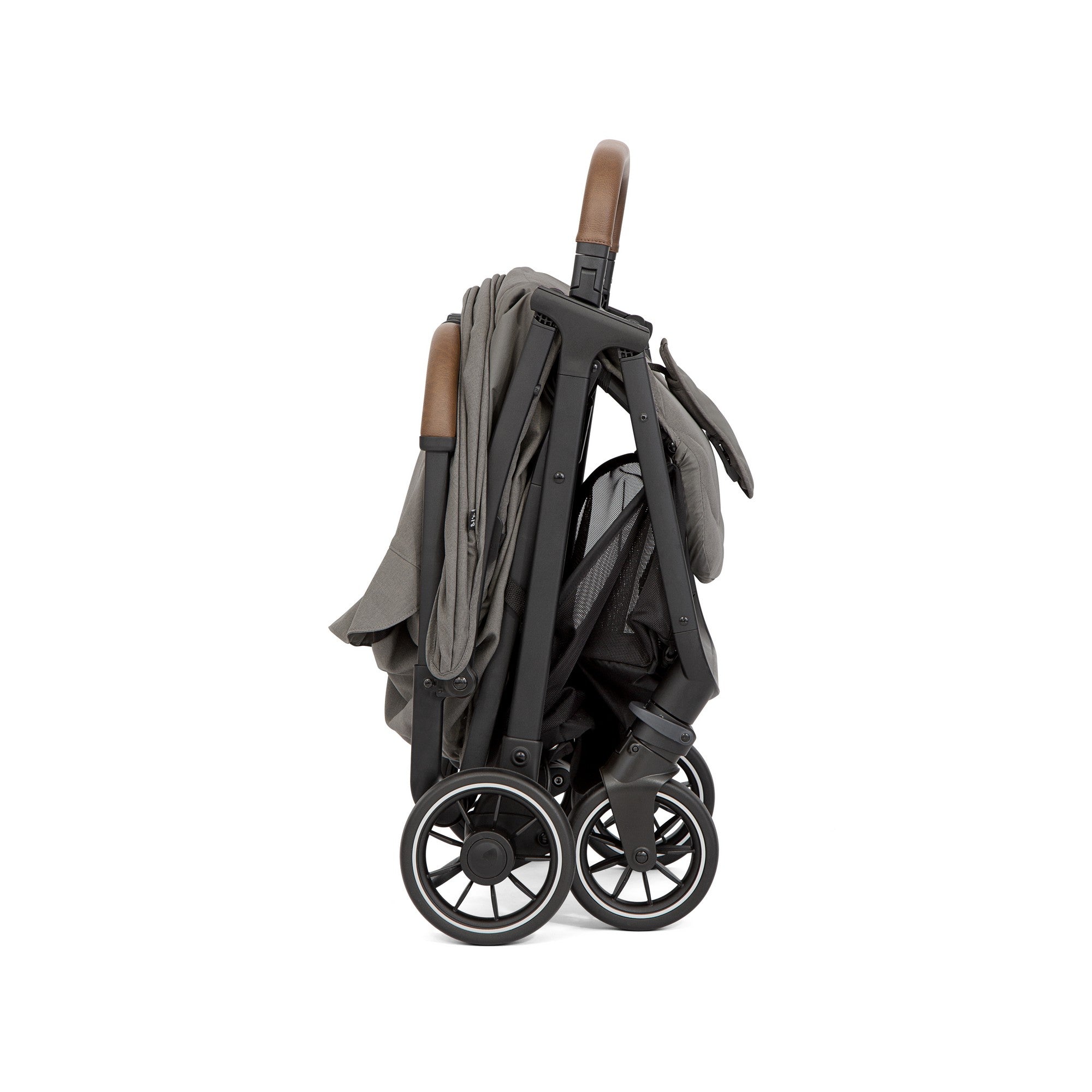 Joie Pact Pro Lightweight Compact Fold Baby Stroller with Reclining Seat and Rain Cover - Pebble Grey