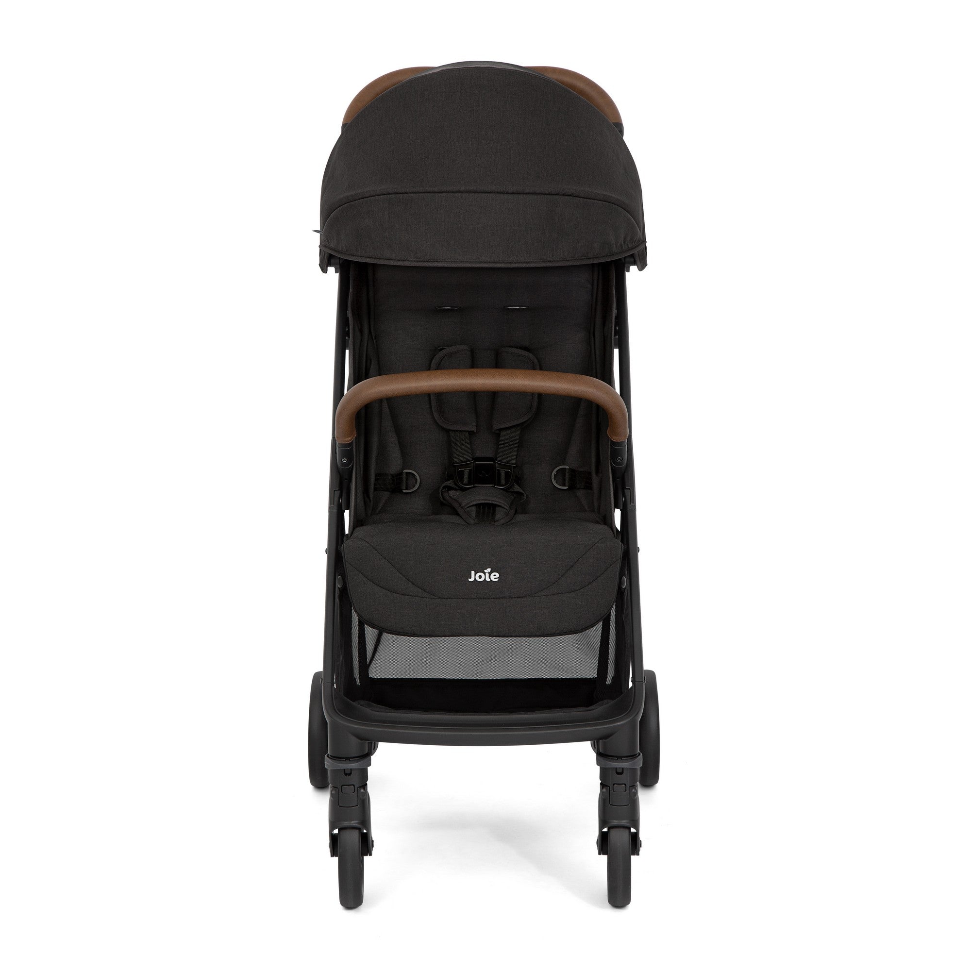 Joie Pact Pro Lightweight Compact Fold Baby Stroller with Reclining Seat and Rain Cover - Black