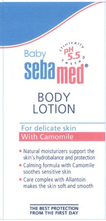 Sebamed Baby Body Lotion with Chamomile for Delicate Skin - 200 ml