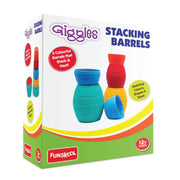 Giggles Stacking Barrels Nesting and Stacking Learning Toy Set for Toddlers
