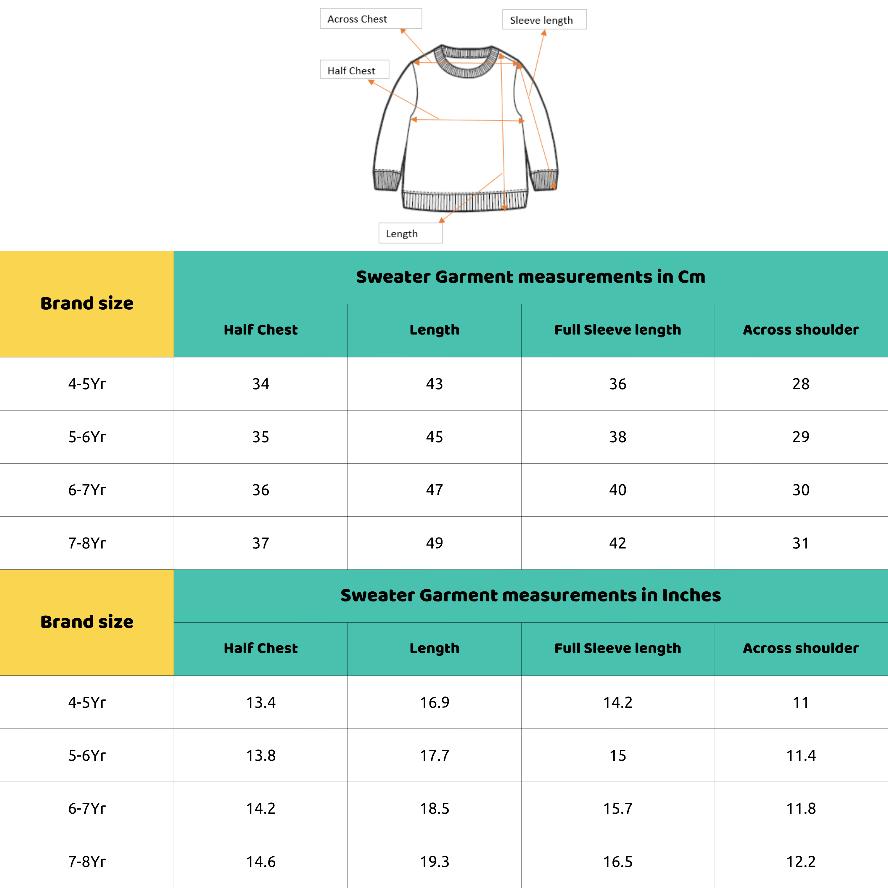 Baby Boys Brown Cotton Blend Solid Knitted Sweater Regular Fit Casual Wear