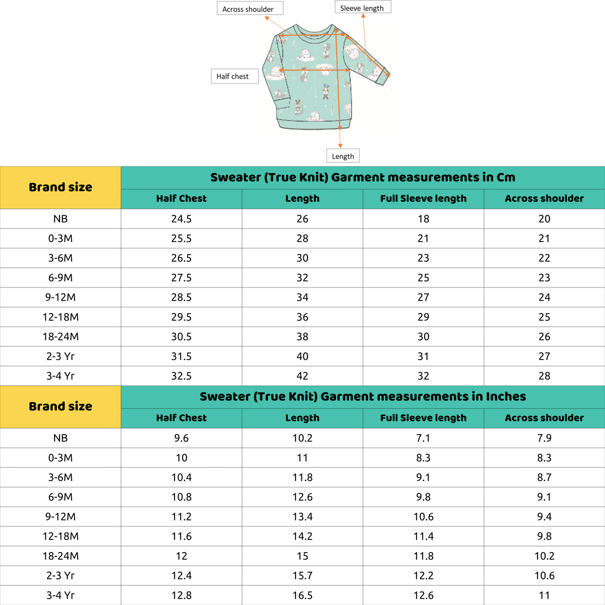 Baby Girls Blue Knitted Sweater Regular Fit Winter Wear