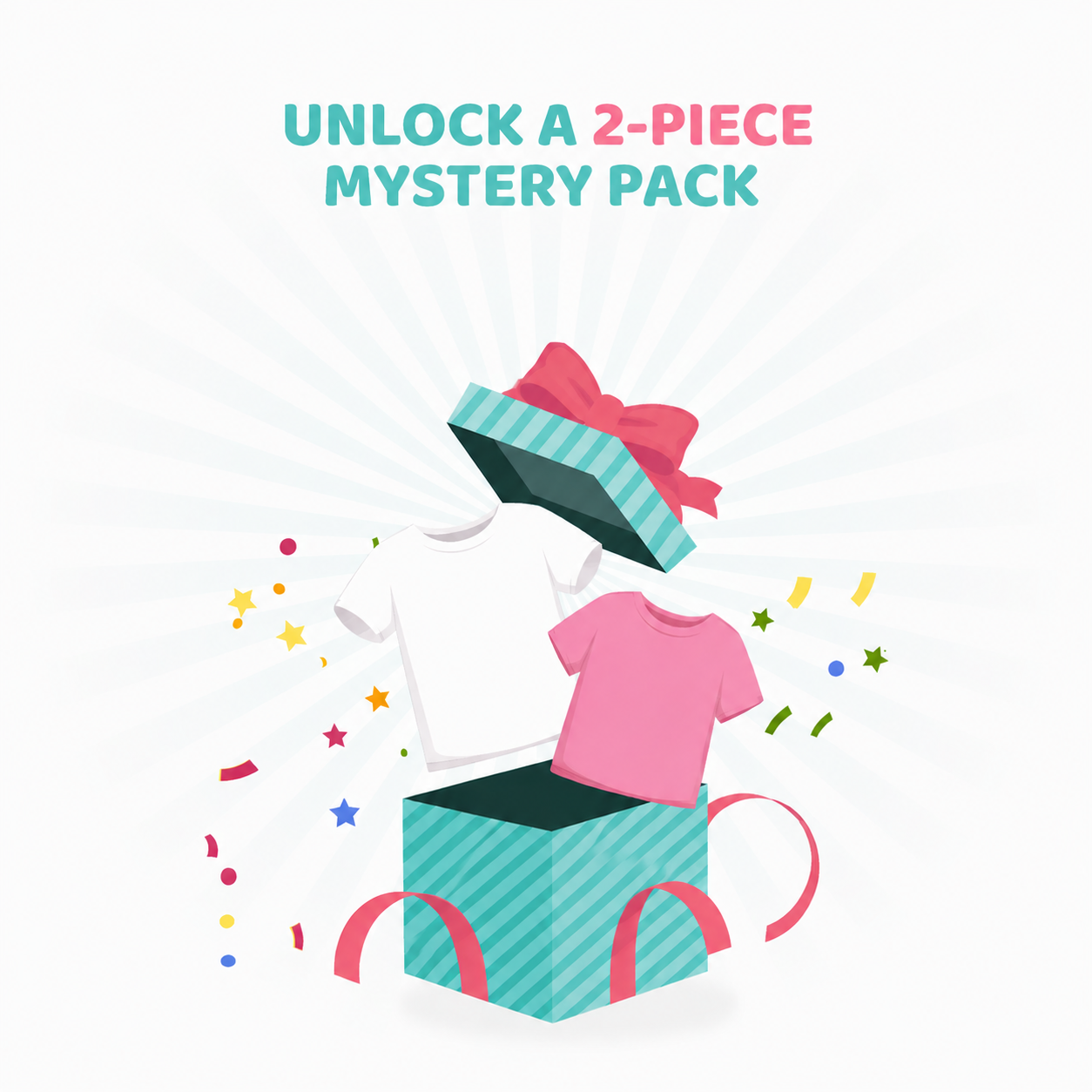 Baby Boys Pack Of 2 T-Shirt Mystery Pack - Assorted