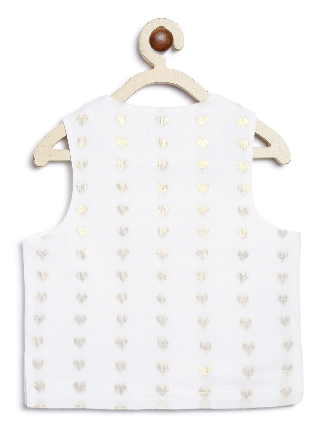 Tiber Taber Boys Printed Kurta and Pyjama Set, White