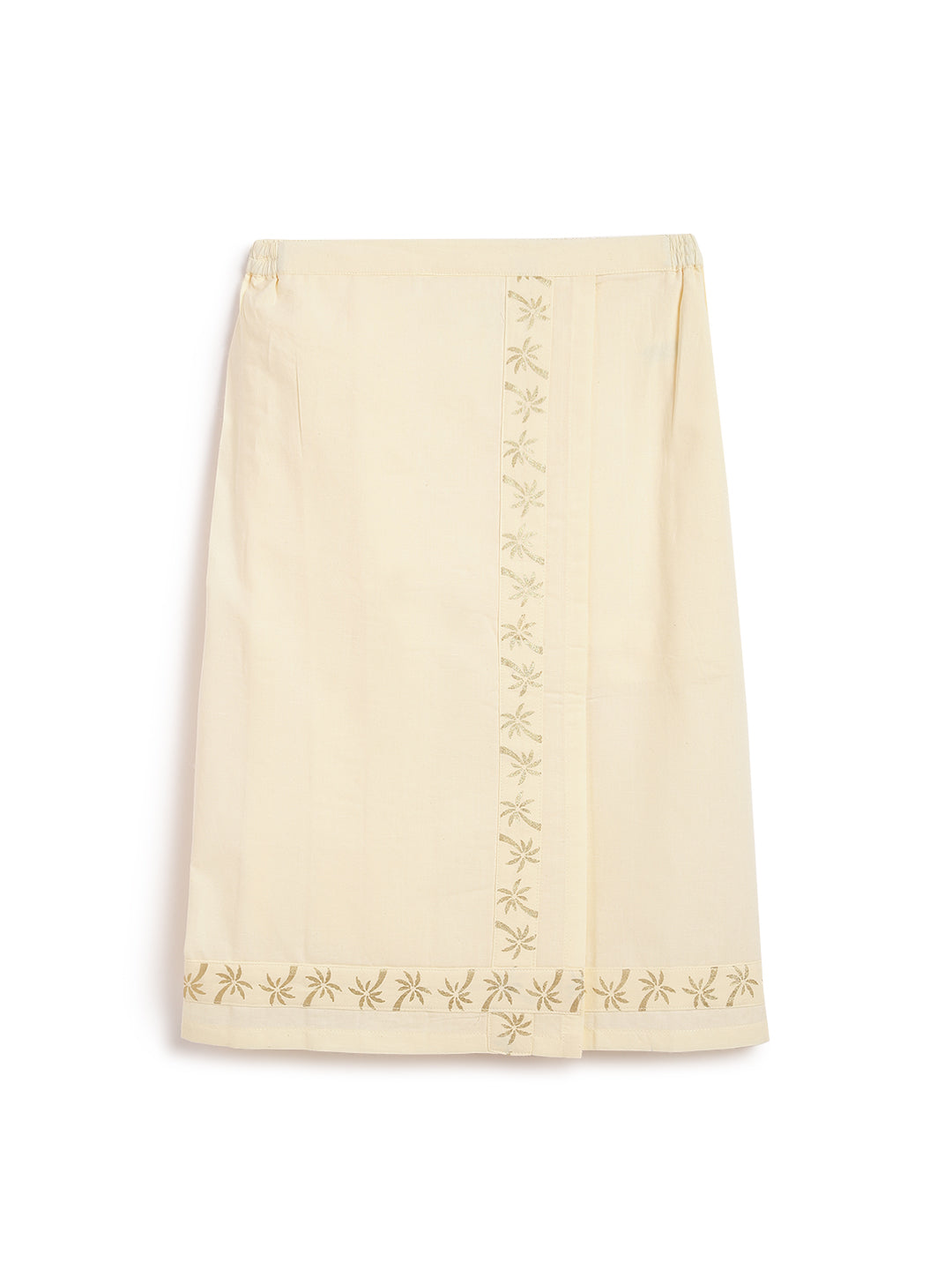 Tiber Taber Boys  Mundu with Angavastram Set, Off White