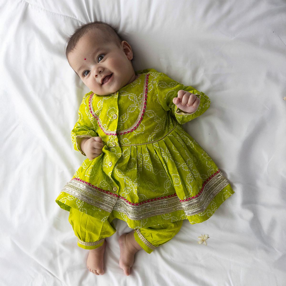 Tiber Taber Mini Maharani Angrakha Suit Set