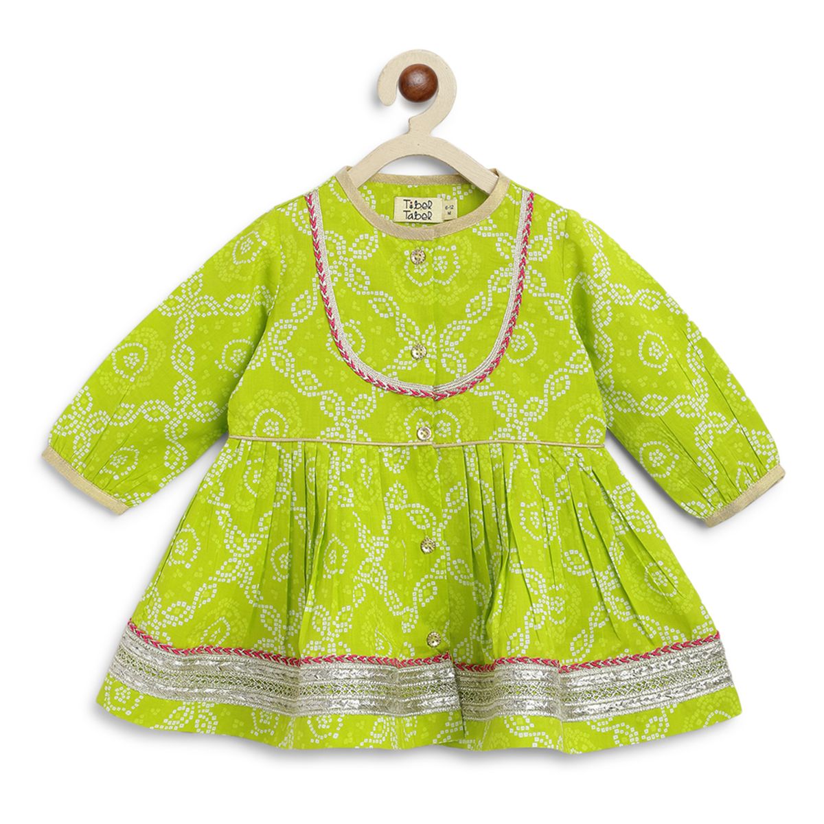 Tiber Taber Mini Maharani Angrakha Suit Set
