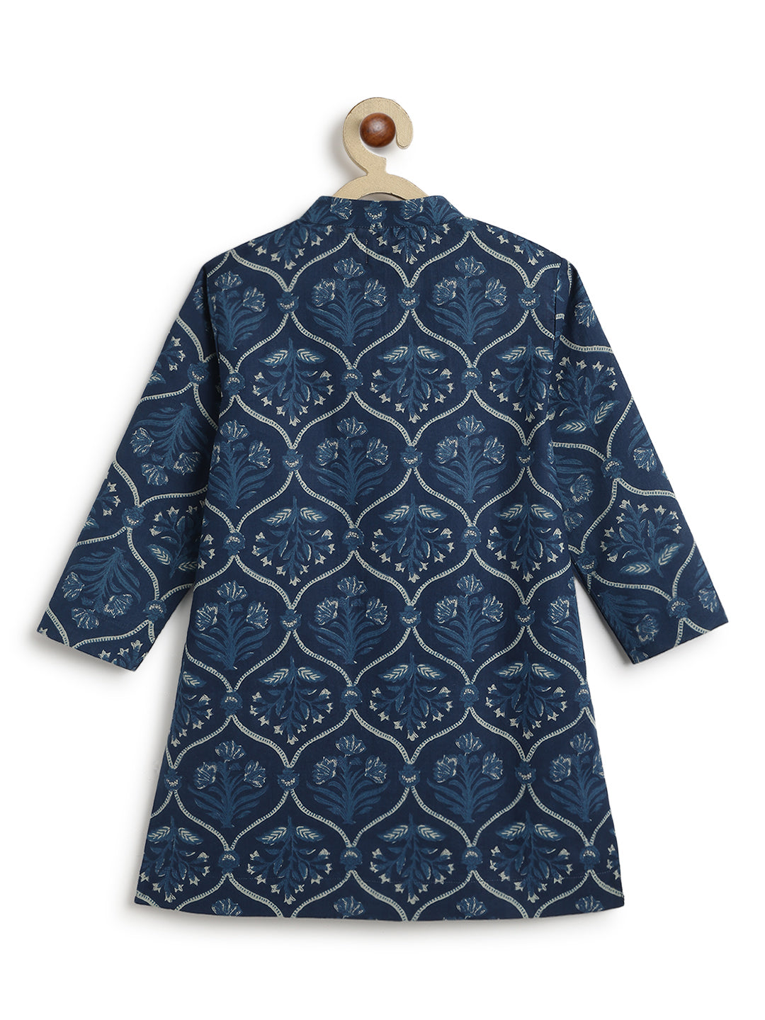 Tiber Taber Boys Printed Kurta and Pyjama Set, Blue