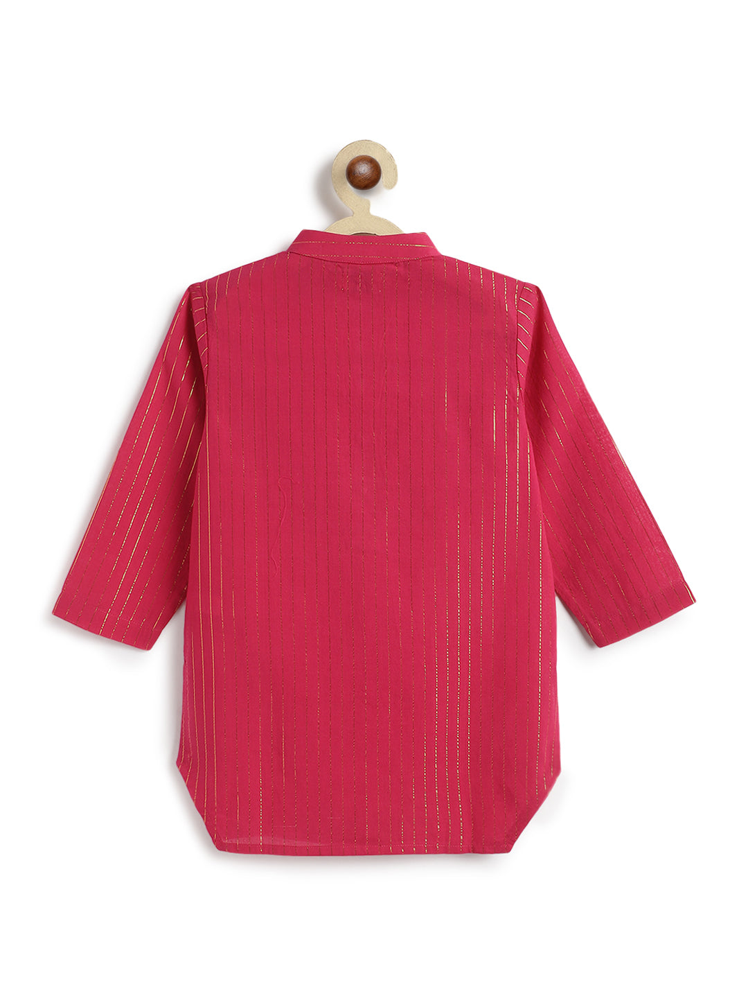 Tiber Taber Boys Printed Kurta and Pyjama Set, Red