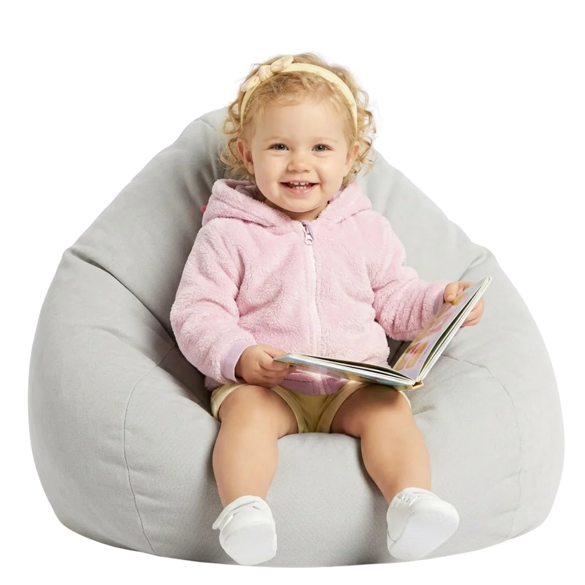 Baby Girls Solid Hooded Jacket, Lavender