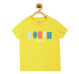 Pack of 1 knit t-shirt - yellow
