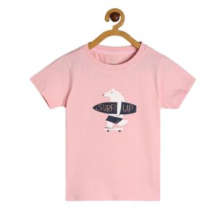 Boys Peach Single T-Shirt