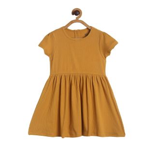 Girls Yellow Single Dress