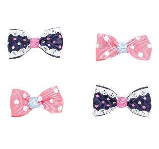 Girls Pair Of 2 Bow Clips