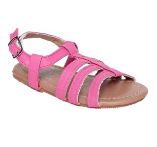 Girls Pink Hardsole Sandal 