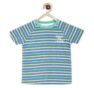 Boys Blue Stripes T-Shirt