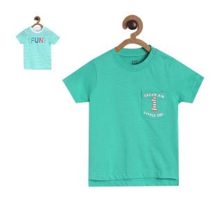 Pack of 2 t-shirt - turquoise green