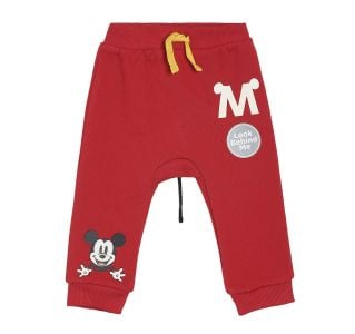Unisex Mickey  Red Joggers