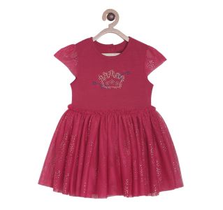Pack of 1 dress - red