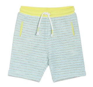 Pack of 1 shorts - sky blue & yellow