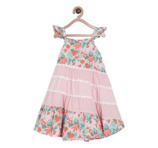 Pack of 1 dress - baby pink