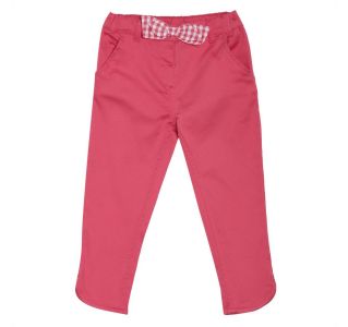 Girls Pink Woven Pant