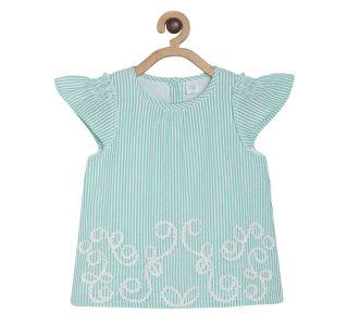 Pack of 1 woven top - green