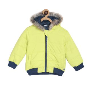 Pack of 1 woven jacket - neon green