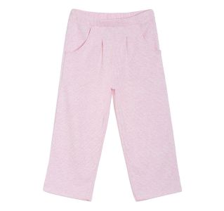 Girls Pink Knit Pant