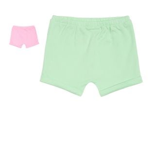 Pack of 2 shorts - mint green