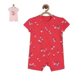 Pack of 2 romper - red