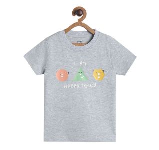 Pack of 1 knit t-shirt - grey