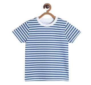 Pack of 1 knit t-shirt - navy