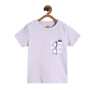 Pack of 1 knit t-shirt - pink