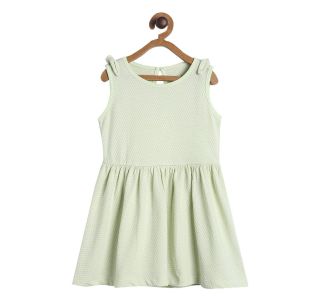 Pack of 1 knit dress - green