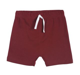 Pack of 1 knit shorts - maroon