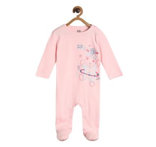Pack of 1 sleep suit - pink